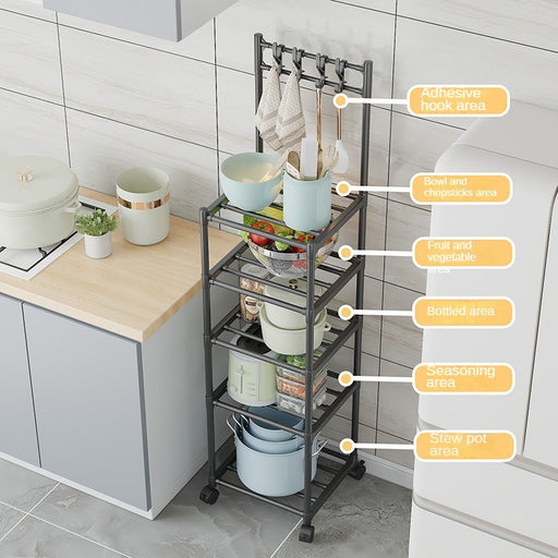 Multifunctional 5 layers Storage Rack Home or Kitchen Organiser YK003-5  X1511