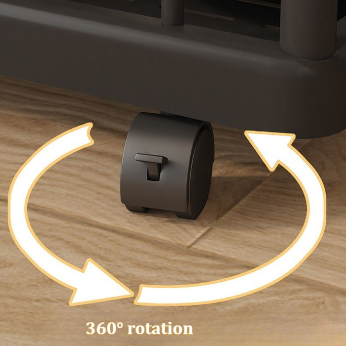 Single Metal Cloth Rack With Basket X1513