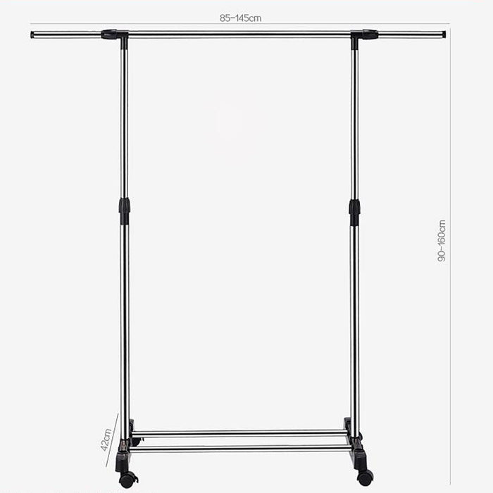 Laundry Cloth Metal Single Pole Stand Rack No. 8017  X1514 