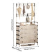 4 Tiers Coat and Shoe Rack Organiser with Dust Cover No. DX6205B  X1516