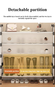 4 Tiers Coat and Shoe Rack Organiser with Dust Cover No. DX6205B  X1516