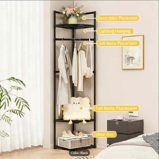 Metal Corner Cloth Rack X1519