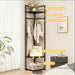 Metal Corner Cloth Rack X1519