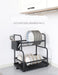 Black Metal 2 Layers Dish Rack No. WL-FX16  X1522