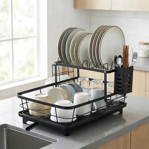 Black Metal Dish Rack No. WL-ZD201  X1523