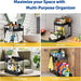  Under Sink Double Layer Sliding Storage Basket Black Organiser No. 6814 X1524