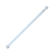 Aluminum White Shower Curtain Rod 140-260cm X1526
