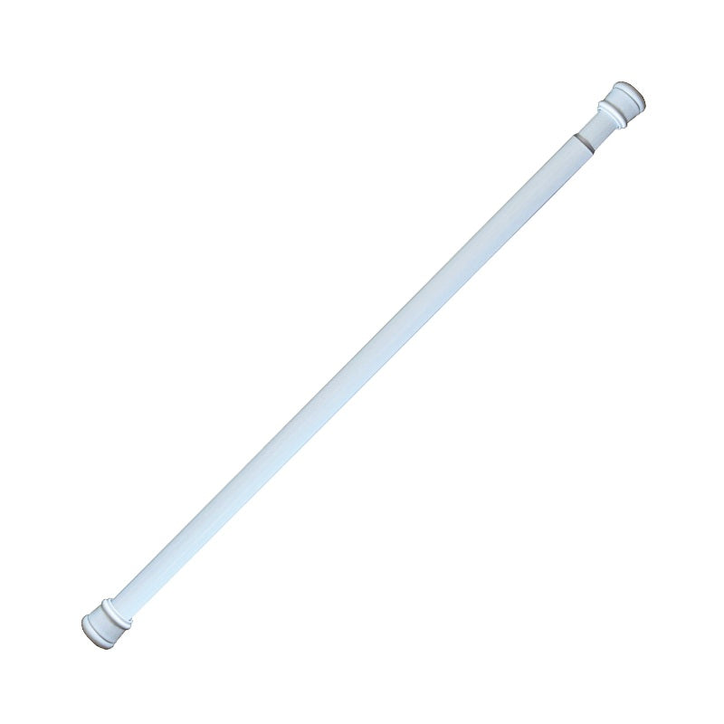 Aluminum White Shower Curtain Rod 140-260cm X1526