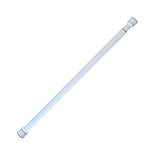 Aluminum White Shower Curtain Rod 140-260cm X1526