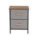 Nightstand Small Dresser with Removable 2 Fabric Drawer Box No. YP-801  X1535