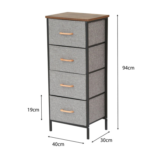 Dresser with Removable 4 Fabric Drawer Box No. YP-803  X1536