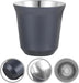 160 ML Double Wall Stainless Steel Coffee Thermal Insulated Cup 1 pc X1539