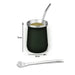 160ml Yerba Mate Cup Double Wall Stainless Steel With Stainless Bombilla Straw  X1542