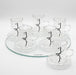 100ml Tea Cups Double Wall Cup and Saucer 6pcs Set X1545