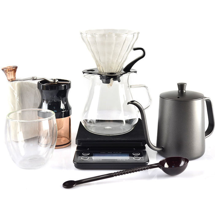 Portable Pour Over Coffee Maker Brew Essential Set X1551