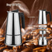 6 cups Stainless Steel Mocha Pot Italian Espresso Maker X1557