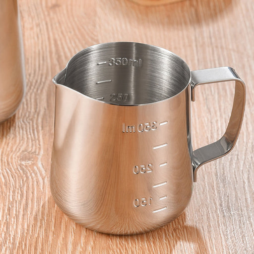 350ml Stainless Steel Graduated Milk Frothing Pitcher Jug X1571