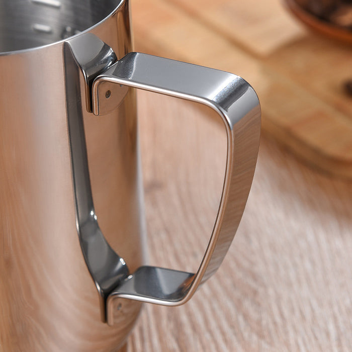 550ml Stainless Steel Graduated Milk Frothing Pitcher Jug X1572
