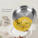 20cm Stainless Steel Frying Pan with Induction Bottom X1573