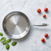 24cm Stainless Steel Frying Pan with Induction Bottom X1574
