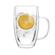 Double Wall Glass Mug 450ml  X1581