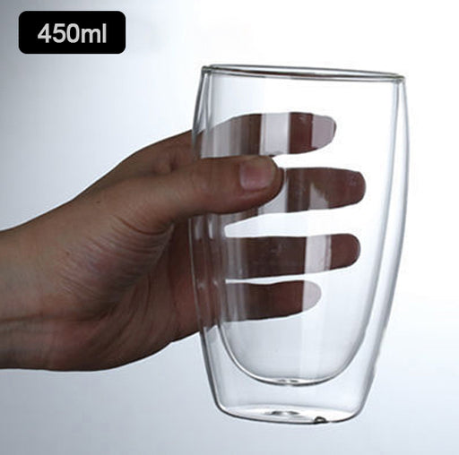 Double Wall Glass Cup 450ml  X1582