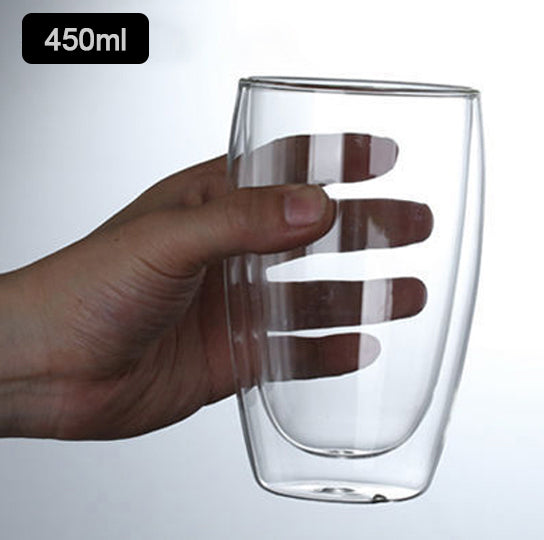 Double Wall Glass Cup 450ml  X1582