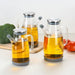 600ml Glass Oil Pot Jug with Lid X1585