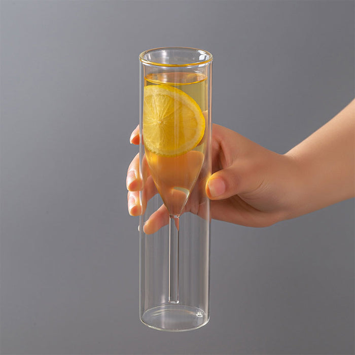 110ml Double-Wall Stemmed Glass Cup X1587