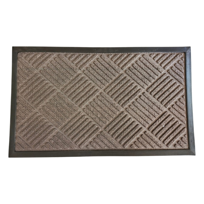 75x45cm Rubber Door Mat X300 - Random Designs