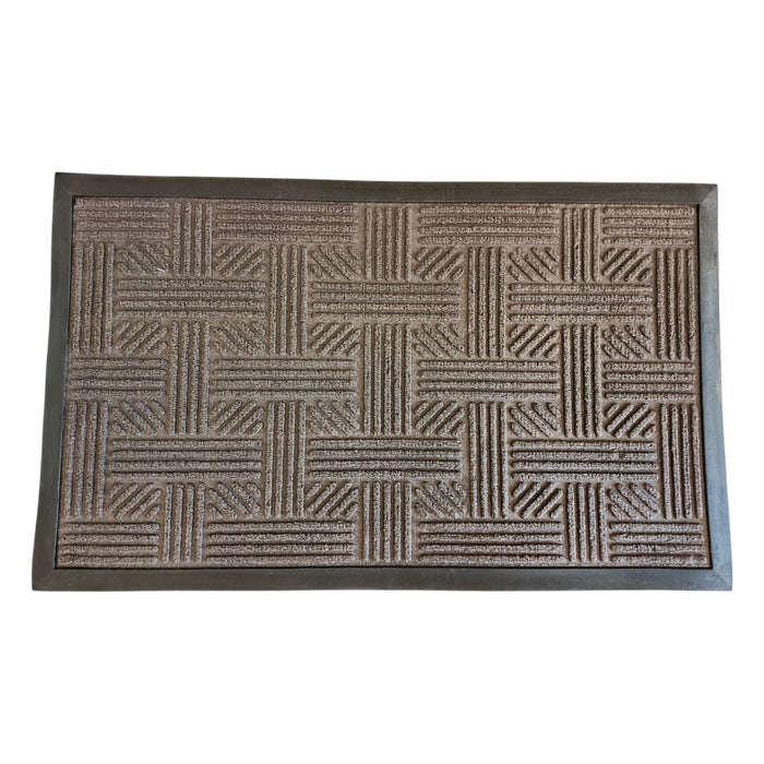 75x45cm Rubber Door Mat X300 - Random Designs