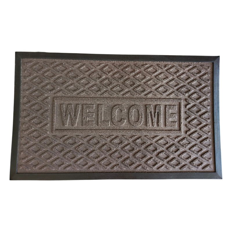 75x45cm Rubber Door Mat X300 - Random Designs