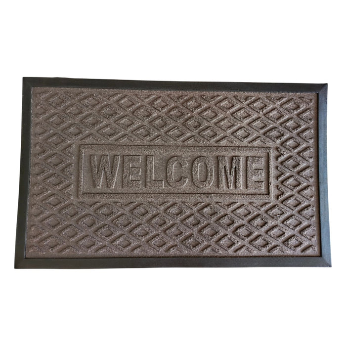 75x45cm Rubber Door Mat X300 - Random Designs