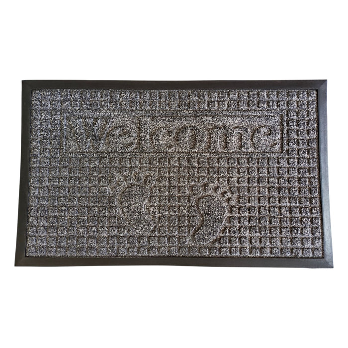 75x45cm Rubber Door Mat X300 - Random Designs