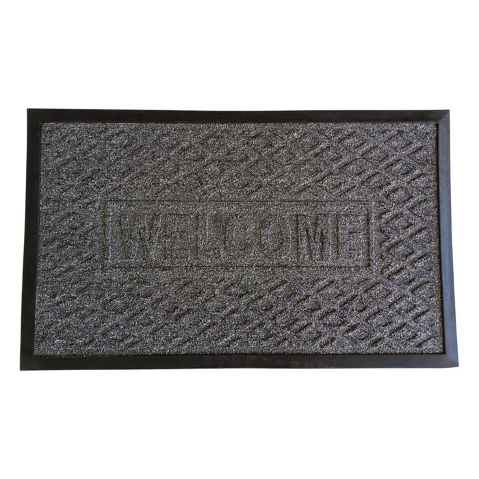 75x45cm Rubber Door Mat X300 - Random Designs
