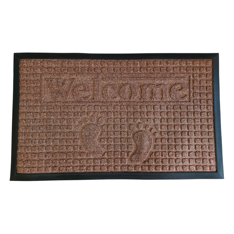 75x45cm Rubber Door Mat X300 - Random Designs
