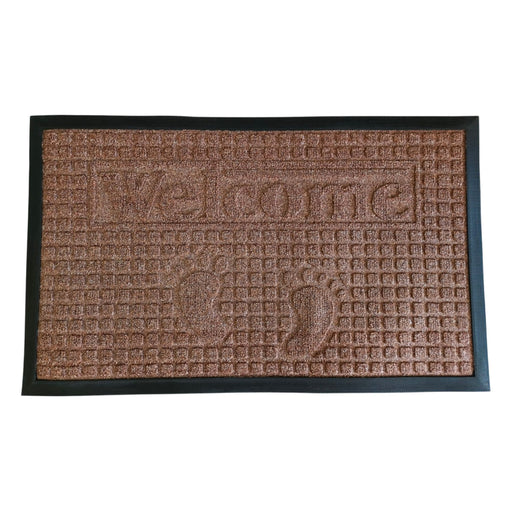 75x45cm Rubber Door Mat X300 - Random Designs