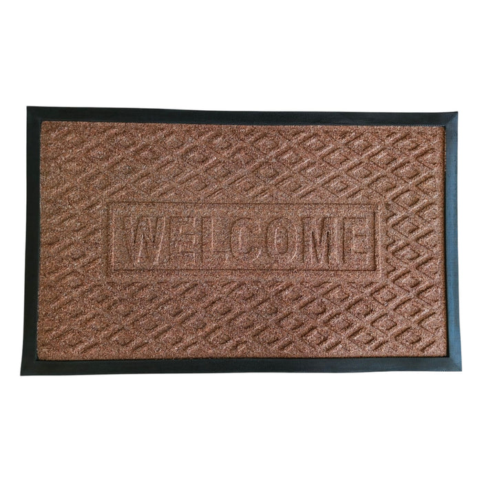 75x45cm Rubber Door Mat X300 - Random Designs