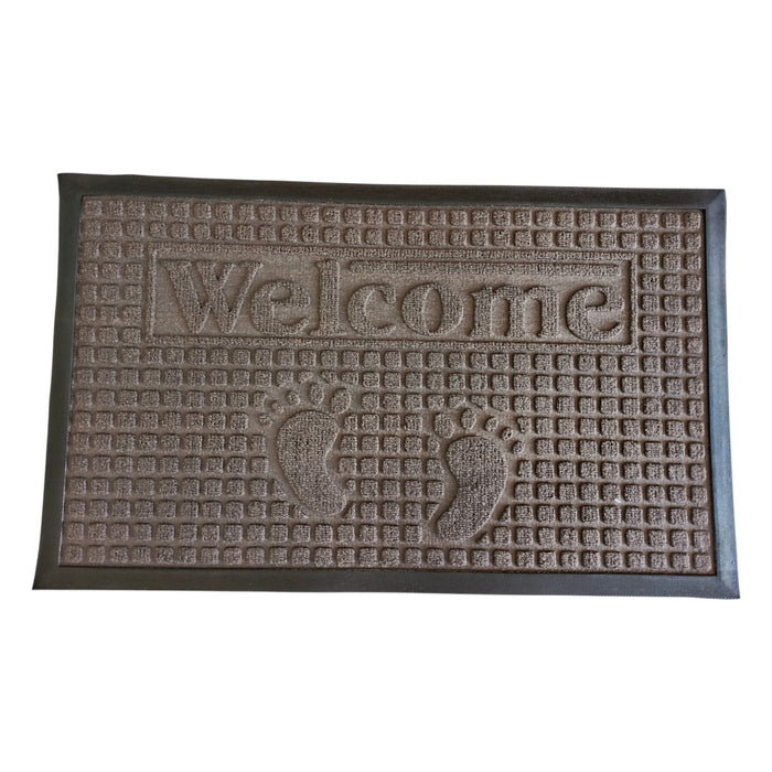 75x45cm Rubber Door Mat X300 - Random Designs