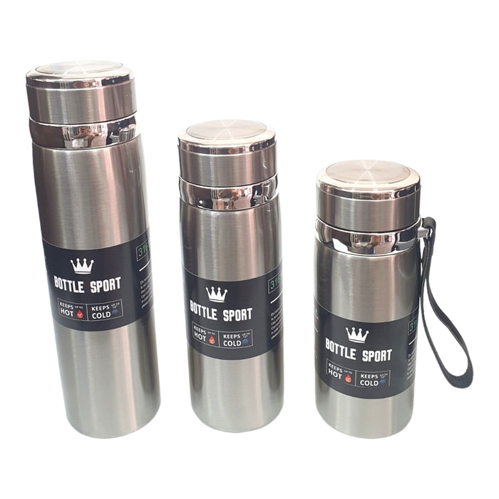 1000ML STAINLESS THERMAL BOTTLE  X388