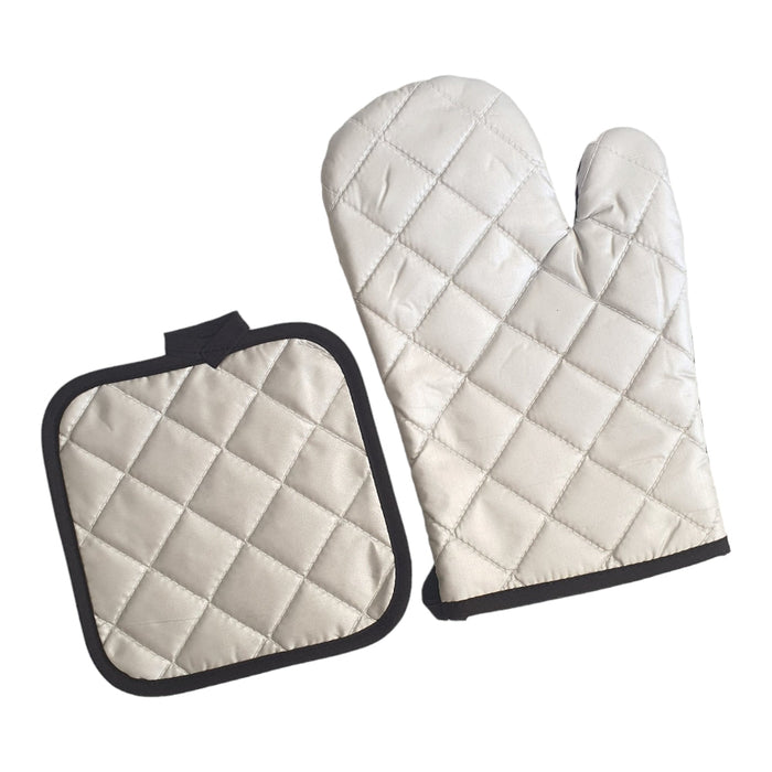 2PCS SET OVEN MITT AND POT HOLDER X423