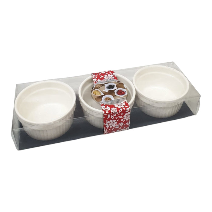 3PCS PORCELAIN BAKING CUP 3PCS SET X446