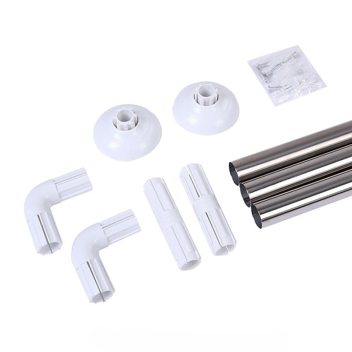 U SHAPE CORNER SHOWER ROD STAINLESS X536