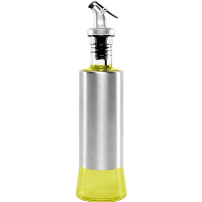 زجاجة زيت طويلة من الزجاج والستانلس ستيل X804