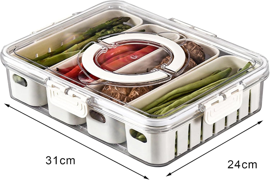 Pin Box Divided Flat Divided Plexi Food Box X918 — Dear Home