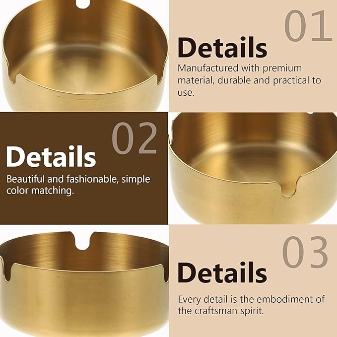 X959-GOLD-ASHTRAY