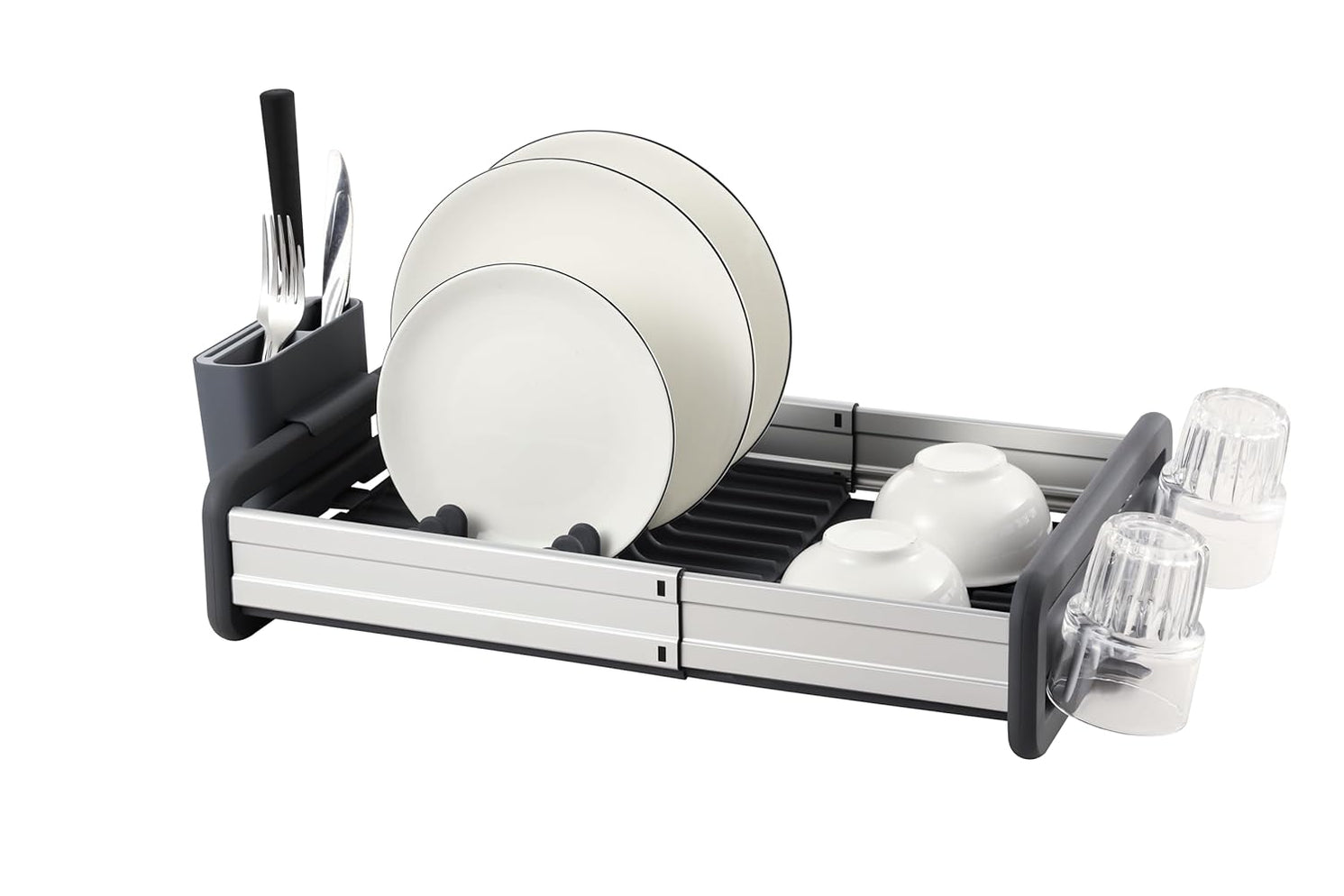 Aluminium Slide 1 layer Dish Rack X981 — Dear Home