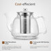 X993-GLASS-TEA-POT
