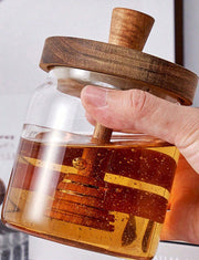 X998-GLASS-HONEY-JAR