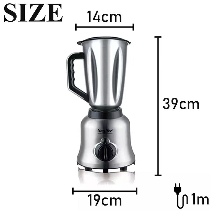 Sonifer SF-8031  400W manufacturer home 2 in 1 with grinder 1.5L electric stainless steel table blender